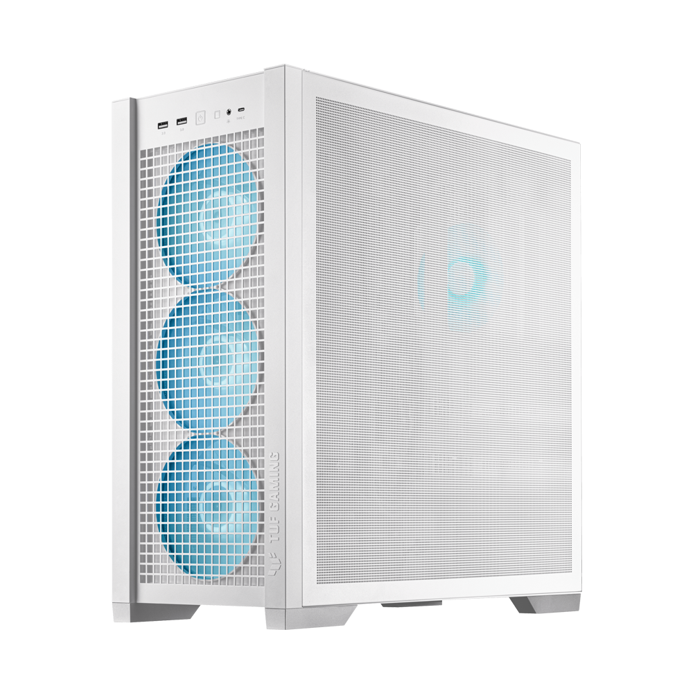 ASUS TUF Gaming GT302 ARGB ATX Mid Tower Case - White
