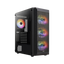 Aerocool Beam FRGB Fan x 4 MID Tower Case - Black