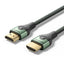 Vention Cotton Braided Ultra Thin HDMI-A Male to Male HD Cable 8K 1M Aluminum Alloy Type - Green