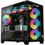 GAMEON Emperor Midnight Series Mid Tower Gaming Case - Black