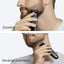 Braun Series 3 Beard Trimmer, +3 Styling Devices, Extremely Sharp Blade, 50 Minutes Running Time, 40 Length Settings, Bt3520, Black/Blue