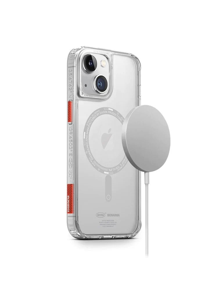 Skinarma Saido Magsafe Back Case - Apple iPhone 14 (6.1) / Clear Accessories > Mobiles & Tablets