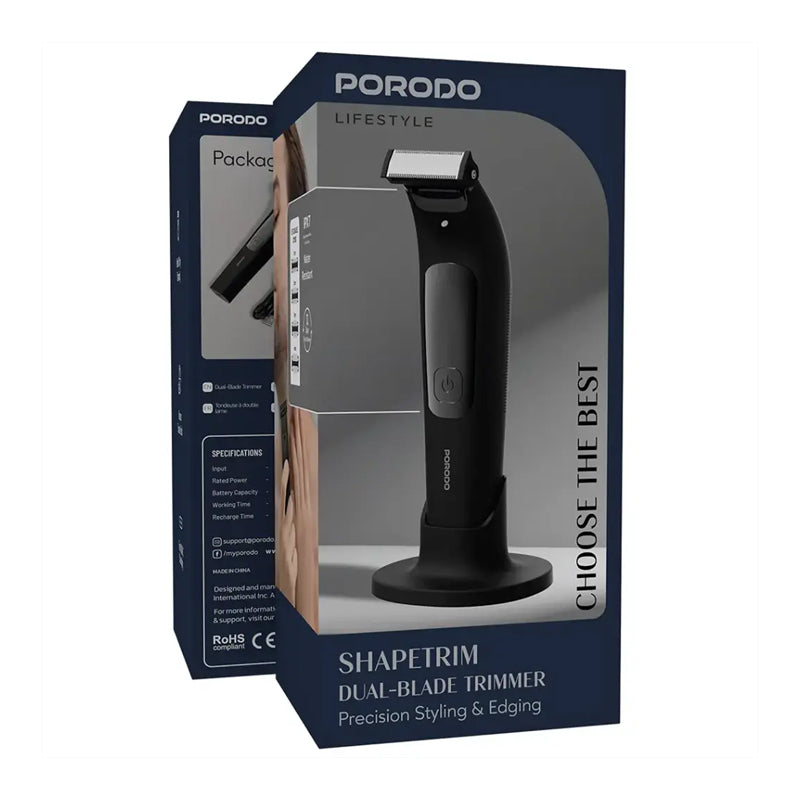 Porodo Lifestyle Chapter 2 Blade Razor with Precision Styling and Edge Defining