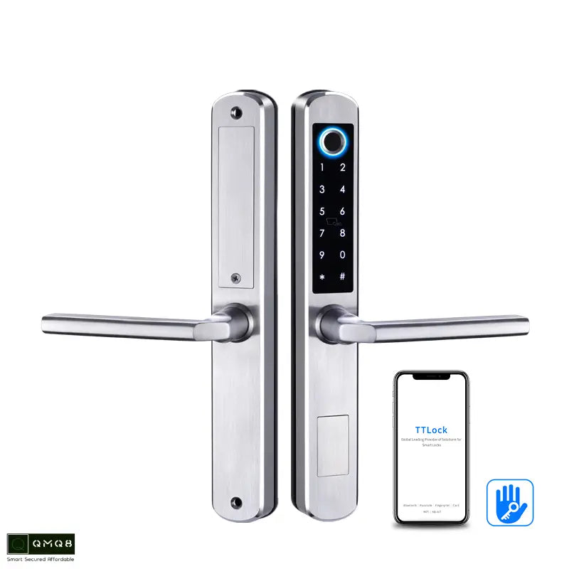 Gopeta TTLock Aluminum Door Lock - Silver