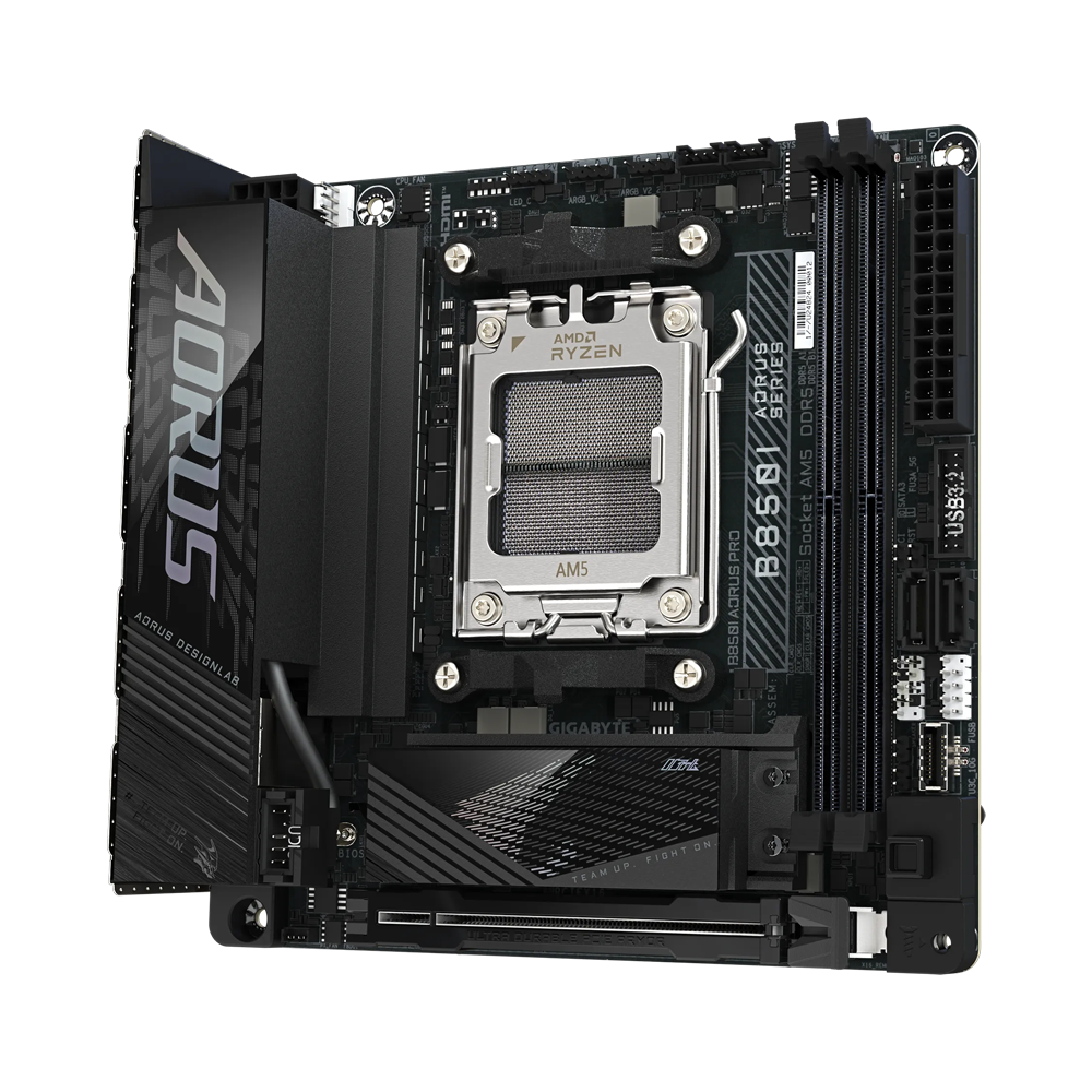 GIGABYTE B850I AORUS PRO Motherboard - DDR5 / HDMI / USB - Black