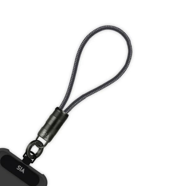 SIA Power Link Fabric Braided Cable - USB-C / 60W / 0.3 Meter / Black