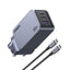 UGREEN Nexode Pro GaN Fast Charger Set+USB CC Cable 3-Port  - 100W / Black