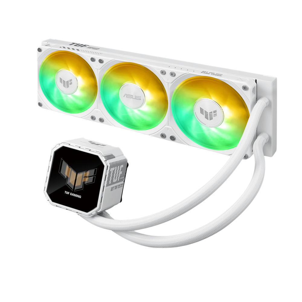 ASUS TUF GAMING III 360 LCD Liquid Cooler - White