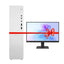 Lenovo IdeaCentre SFF - i3 / 8GB / 512GB (NVMe M.2 SSD) / DOS (Without OS) / English/Arabic / Cloud Grey - Desktop - With Lenovo L22-4e Monitor FREE