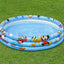 Bestway 1.22M X H25Cm Play Pool (Contents:1 Pool, Repair Patch) Age 2+ - Mickey & Friends