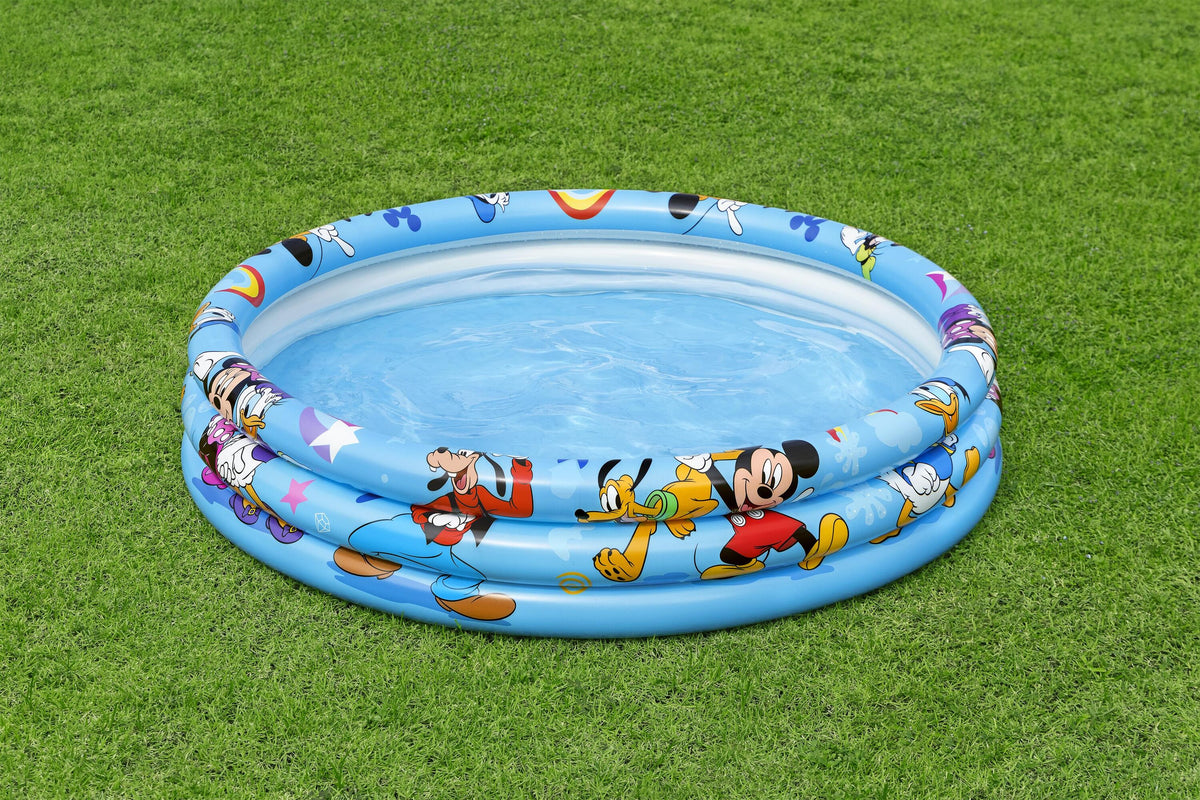 Bestway 1.22M X H25Cm Play Pool (Contents:1 Pool, Repair Patch) Age 2+ - Mickey & Friends