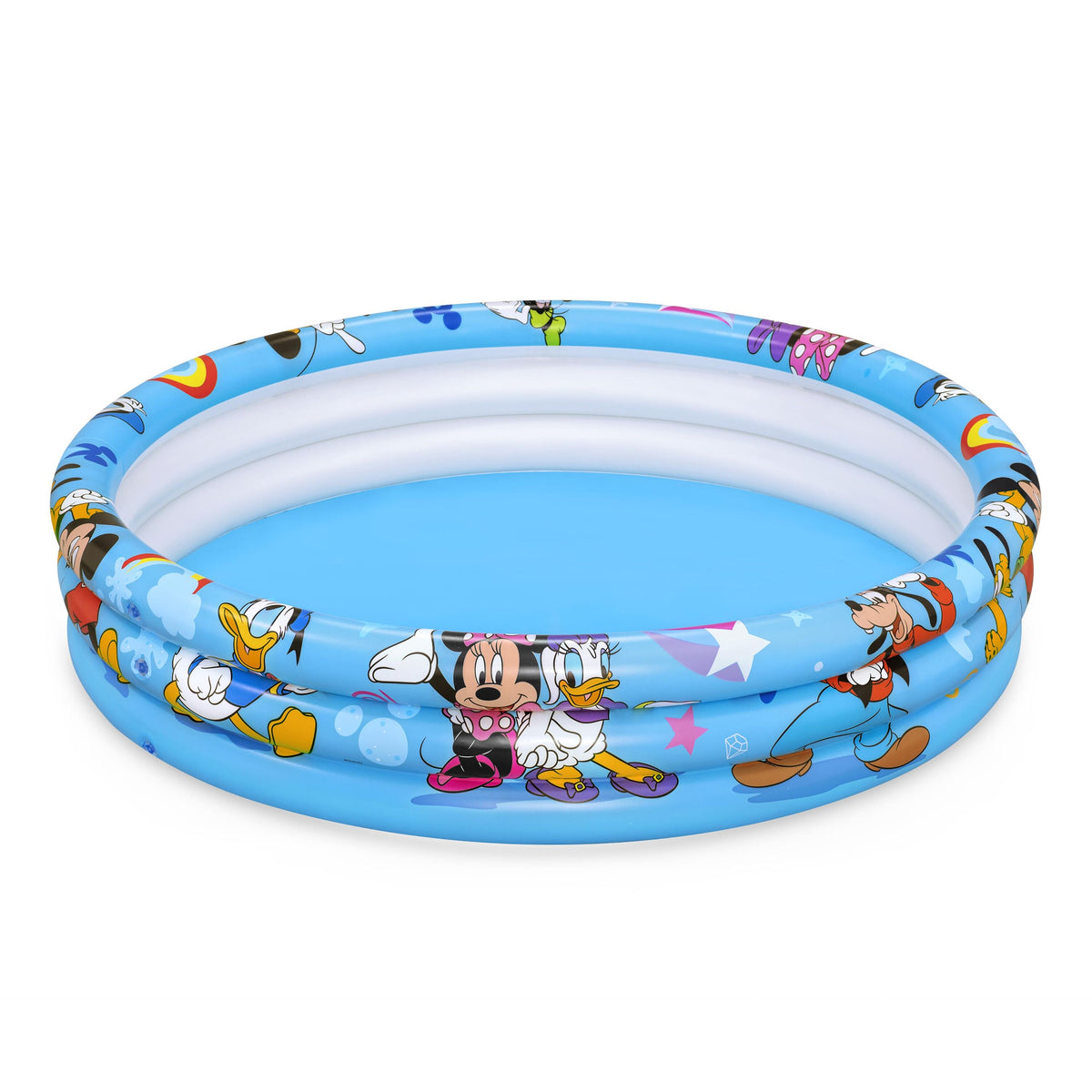 Bestway 1.22M X H25Cm Play Pool (Contents:1 Pool, Repair Patch) Age 2+ - Mickey & Friends