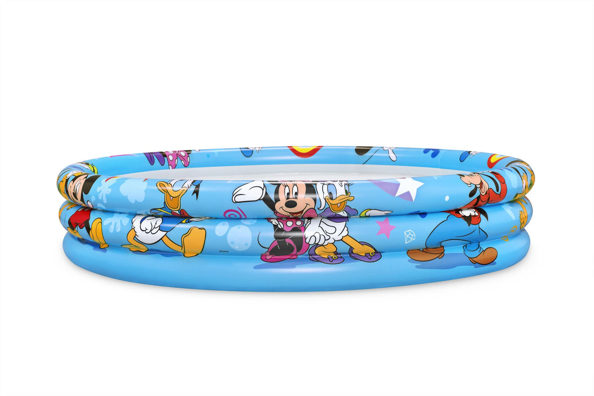 Bestway 1.22M X H25Cm Play Pool (Contents:1 Pool, Repair Patch) Age 2+ - Mickey & Friends
