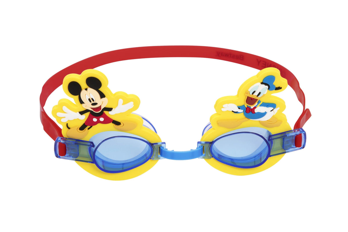 Bestway  Deluxe Goggles Mickey (One Pair Of Goggles, 1 Assorted Character Designs) Age 3+