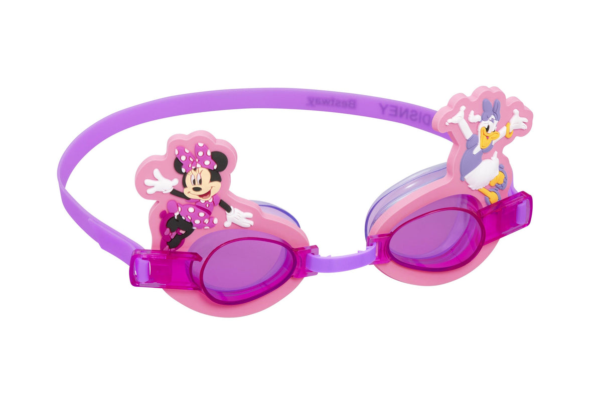 Bestway  Deluxe Goggles Minnie (One Pair Of Goggles, 1 Assorted Character Designs) Age 3+