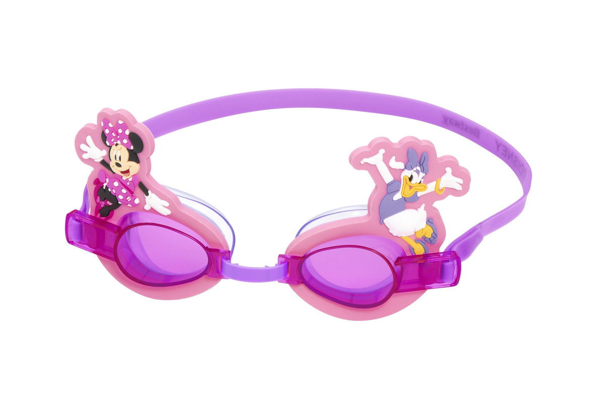 Bestway  Deluxe Goggles Minnie (One Pair Of Goggles, 1 Assorted Character Designs) Age 3+