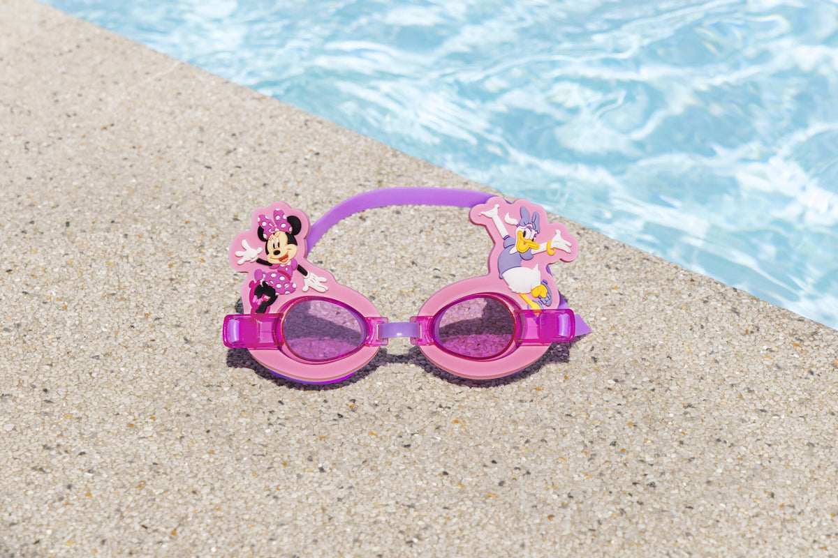 Bestway  Deluxe Goggles Minnie (One Pair Of Goggles, 1 Assorted Character Designs) Age 3+