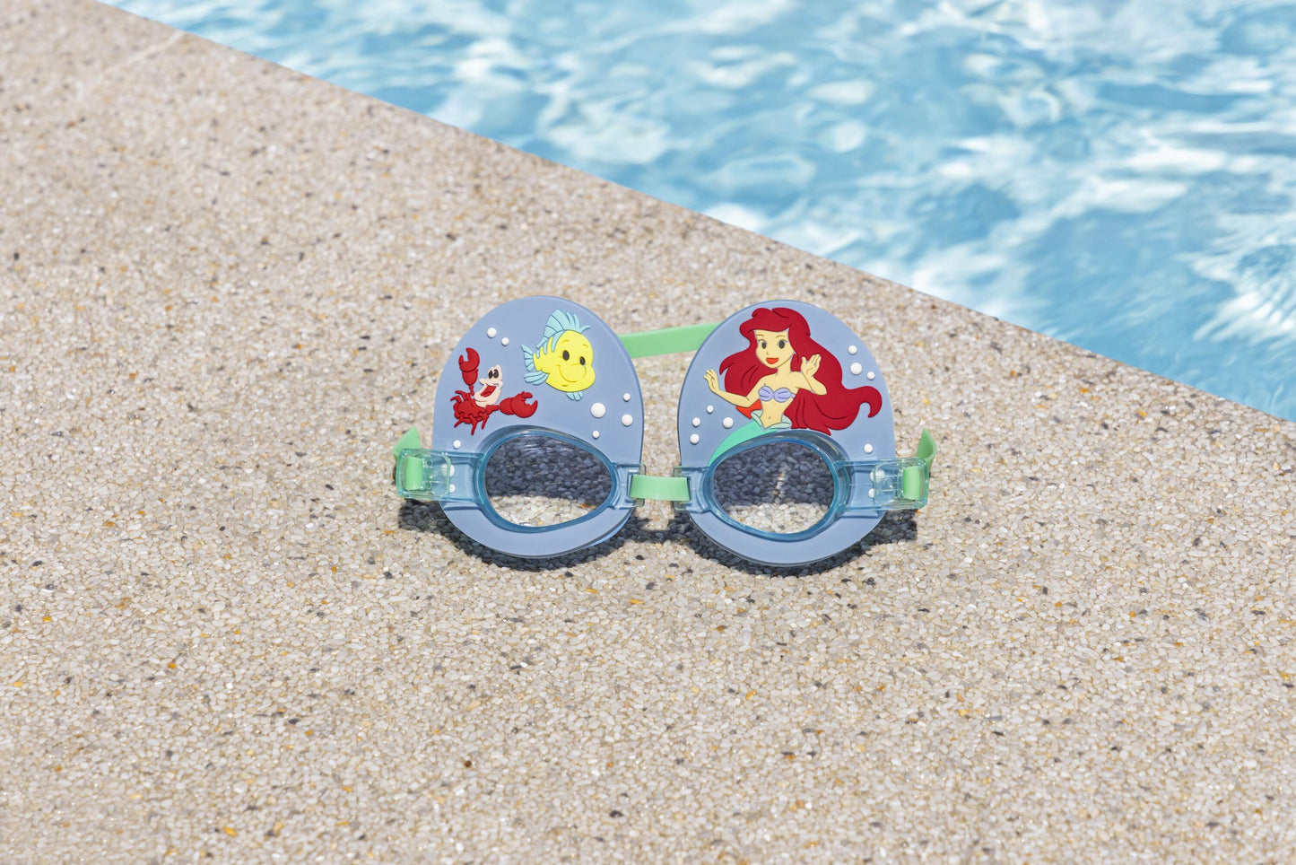 Bestway Deluxe Goggles Ariel (One Pair of Goggles, 1 Assorted Character Designs) Age 3+