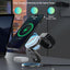 RAVPower RP-WC1008 Premium Foldable 3-in-1 Wireless Charger - 15W / Titanium