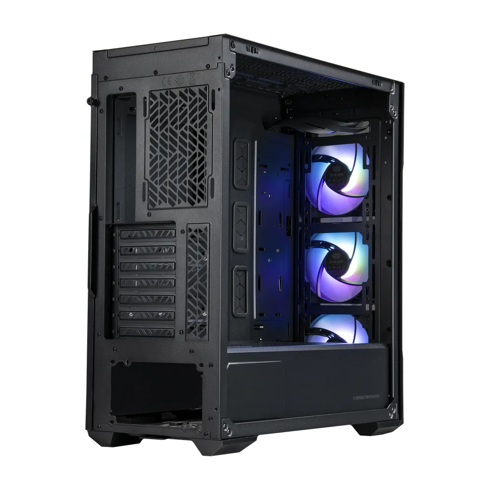 حافظة كمبيوتر كولر ماستر ماستر بوكس TD500 ميش V2 ARGB ATX ميد تاور - أسود