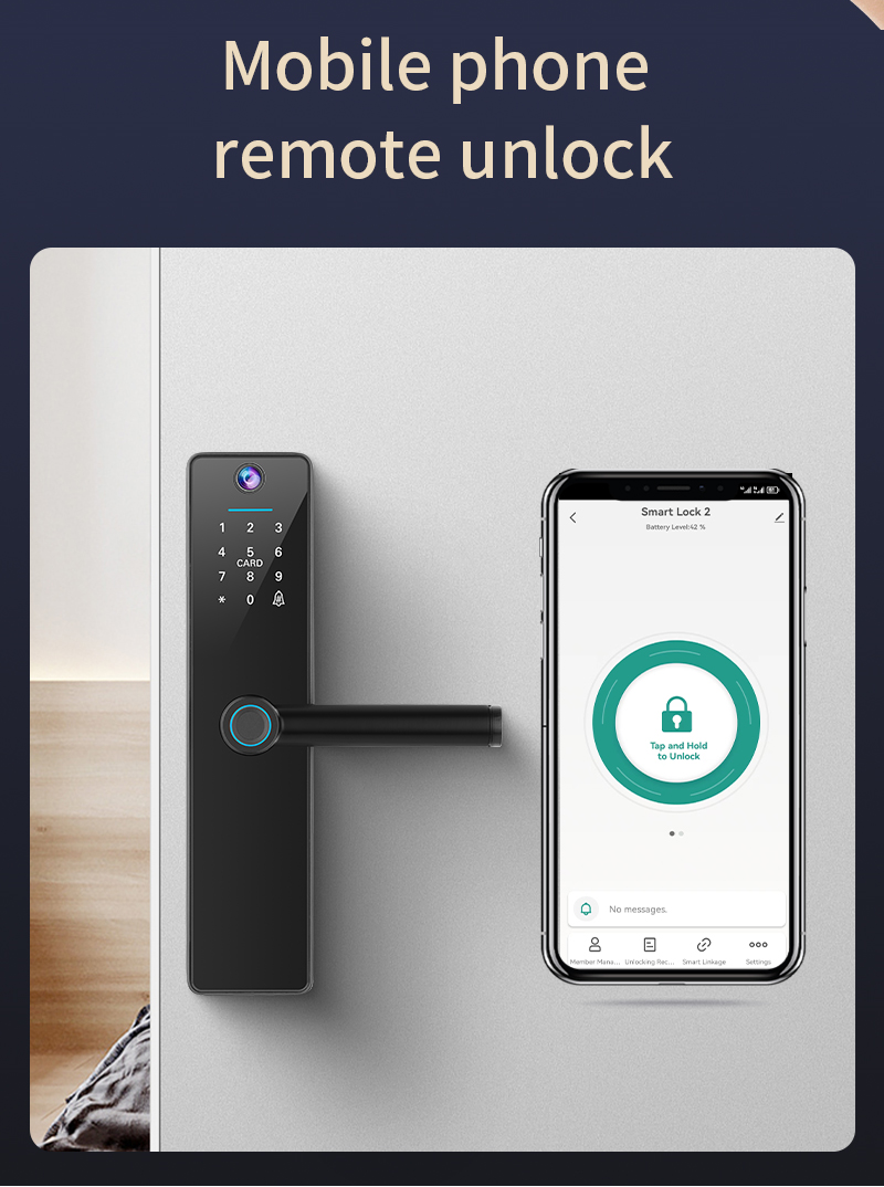 Gopeta Wi-fi Lock with Camera FY16 - White