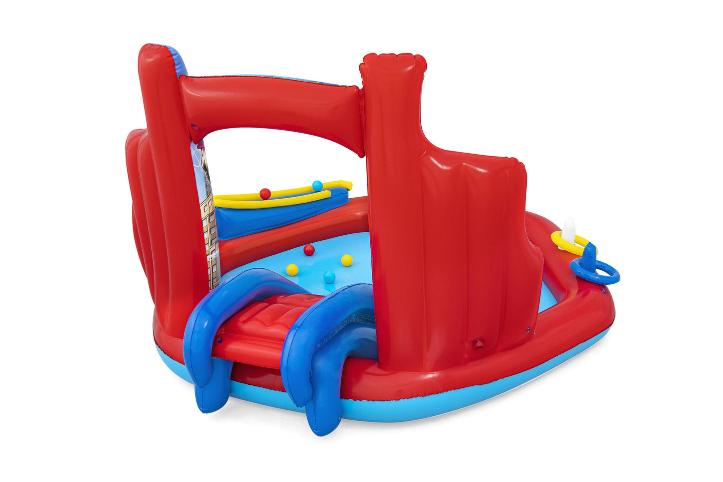 Bestway 2.11m x 2.06m x 1.27m play center (contents: 1 pool, 2 rings, 6 play balls, repair patch, 1 pc of water watcher tag.) age 2+