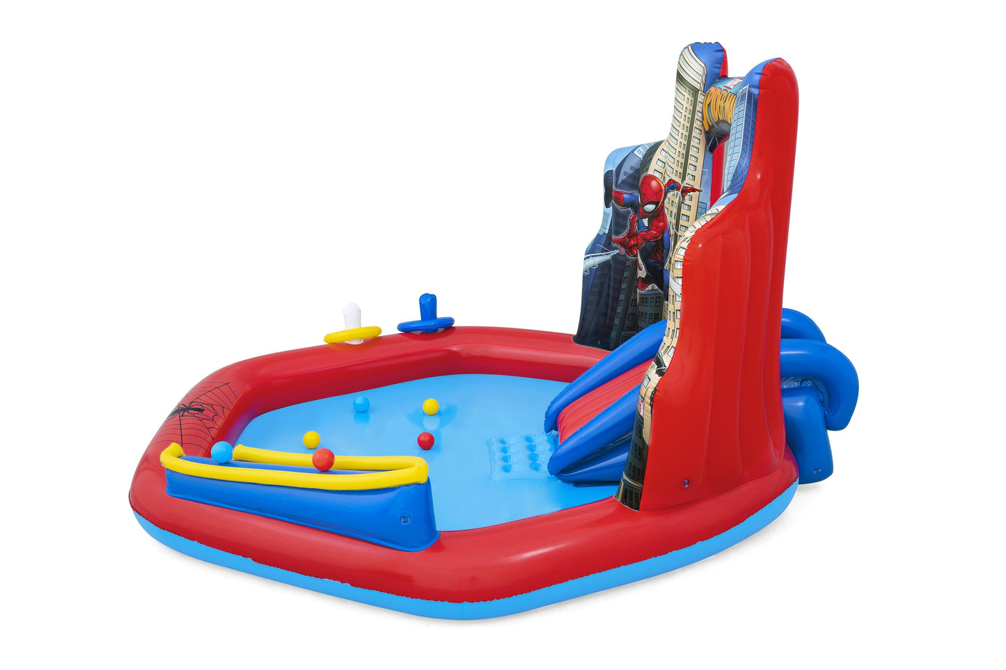 Bestway 2.11m x 2.06m x 1.27m play center (contents: 1 pool, 2 rings, 6 play balls, repair patch, 1 pc of water watcher tag.) age 2+