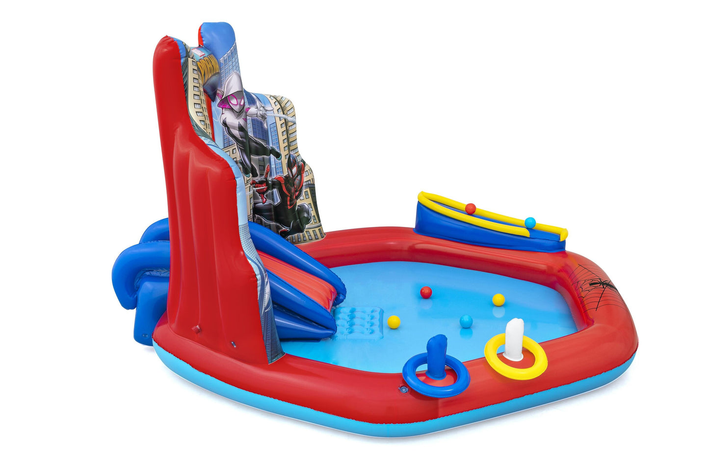 Bestway 2.11m x 2.06m x 1.27m play center (contents: 1 pool, 2 rings, 6 play balls, repair patch, 1 pc of water watcher tag.) age 2+