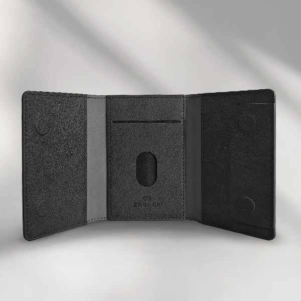 Engage Tri-Fold Magsafe Wallet (Black)