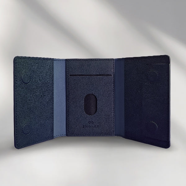 Engage Tri-Fold Magsafe Wallet (Blue)