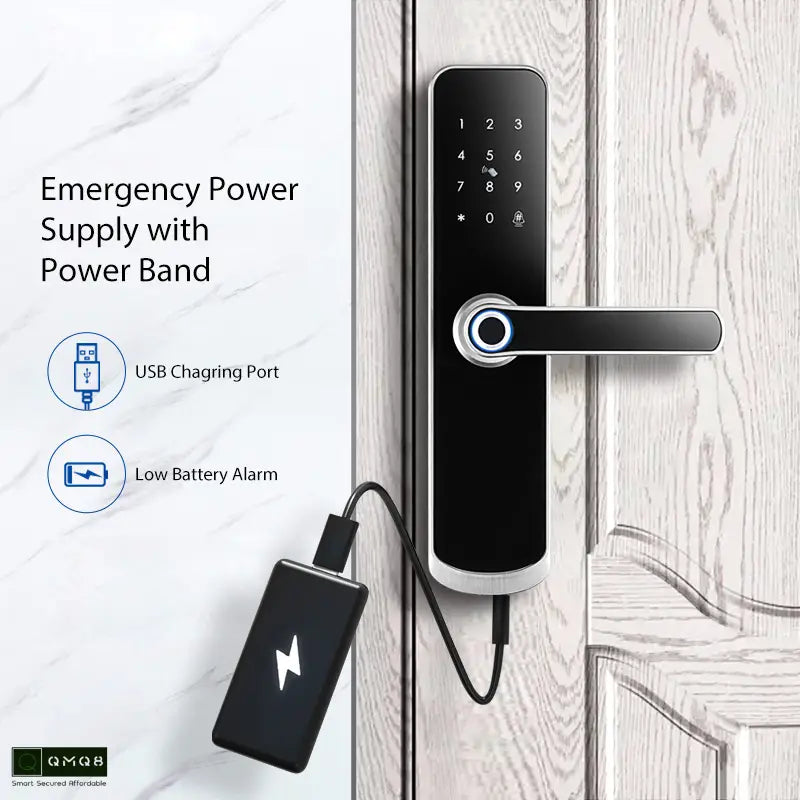 Gopeta Smart TTlock for the wooden doors H03-GP - Bronze