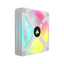 CORSAIR iCUE LINK QX140 RGB PWM Case Fan Expansion Kit - 140mm / White
