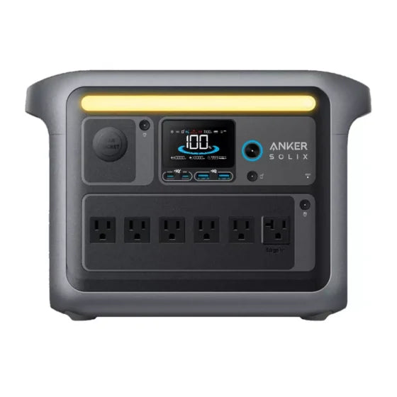 Anker SOLIX C1000 Portable Power Station - 1800W / 1056Wh - Black