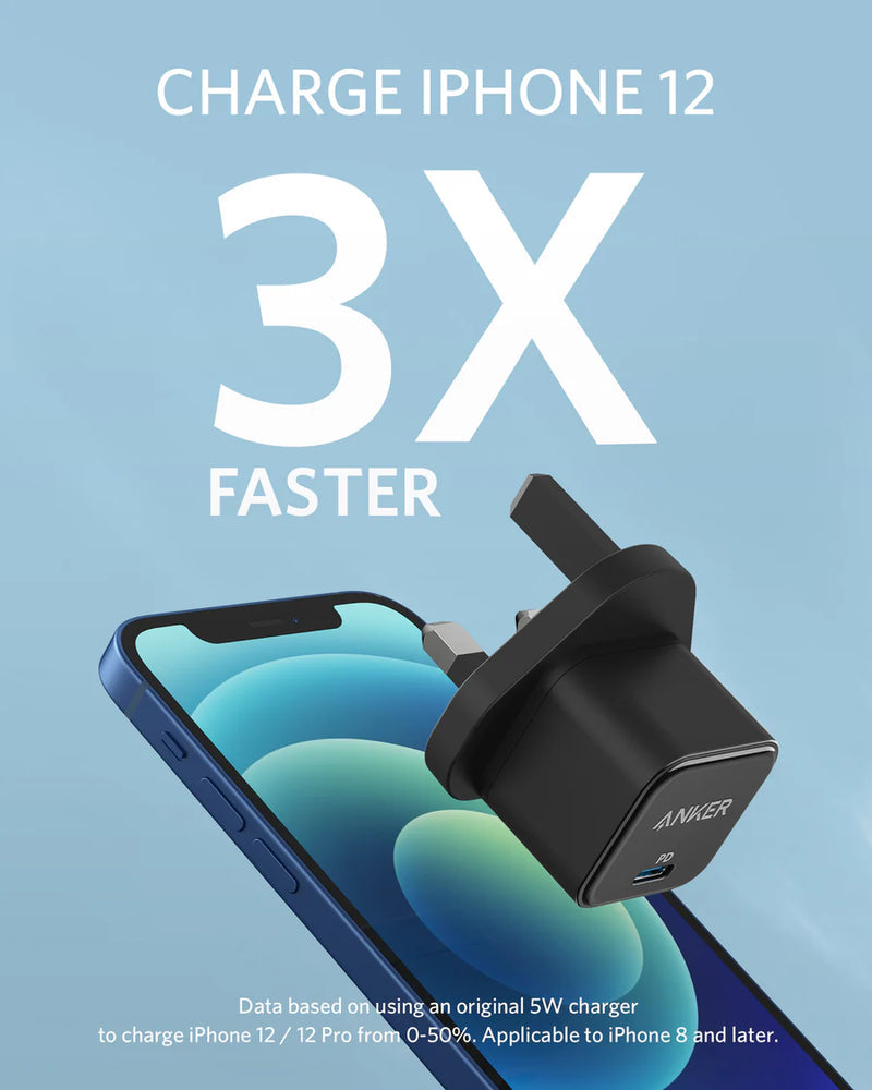 Anker PowerPort III Charger - 20W / USB-C / Black