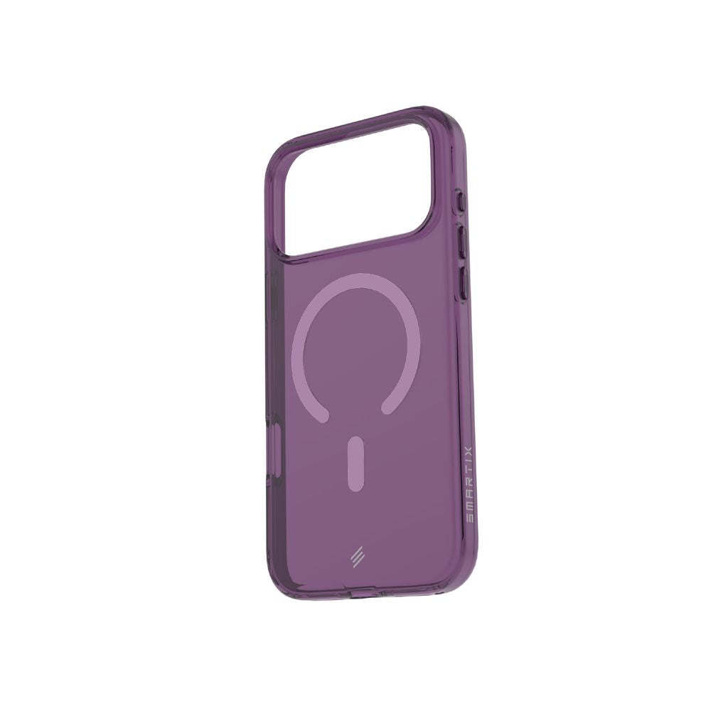 Smartix Ultraguard Magnetic Transparent Dark Cherry Case For Apple iPhone 18 Pro Max