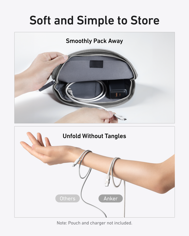 Anker USB-C to USB-C Cable - 3ft / 240W / White
