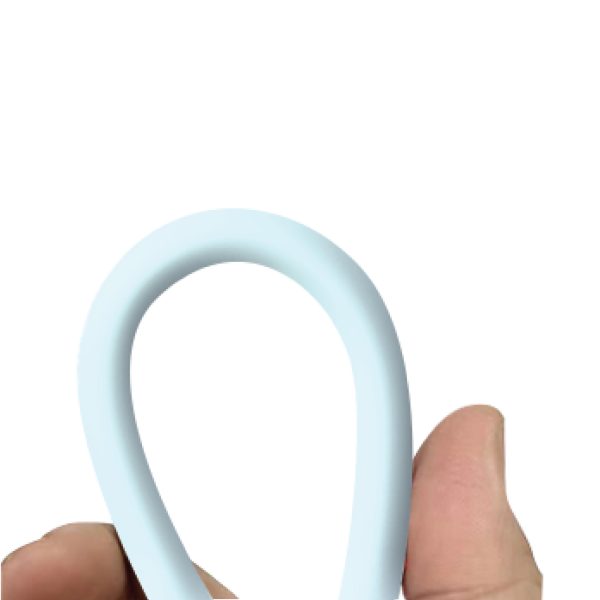 SIA Soft Rubber Lanyard Cable - USB-C / 60W /  1.2 Meter / Light Blue