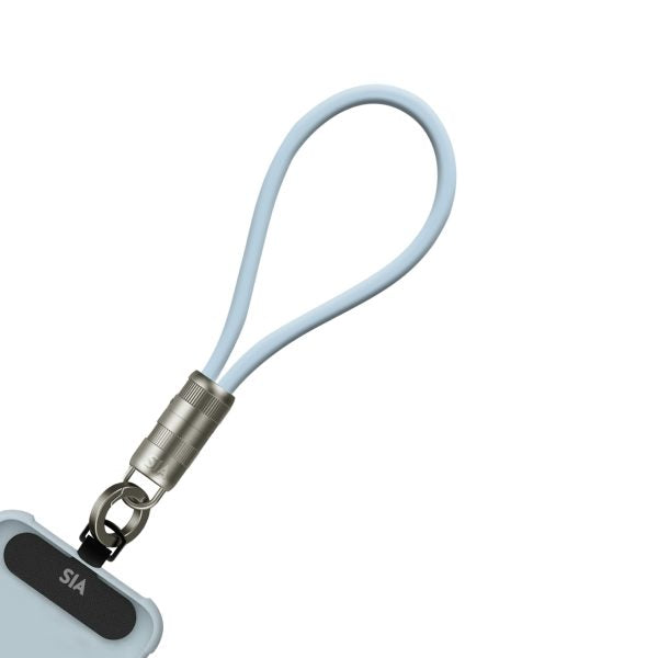 SIA Soft Rubber Power Link Lanyard Cable - 60W / 0.3 Meter / Light Blue