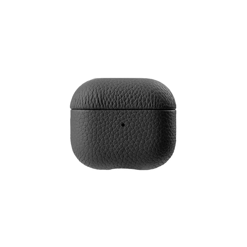 Melkco Premium Leather Case - Apple Airpod 3 / Black Accessories > Mobiles & Tablets