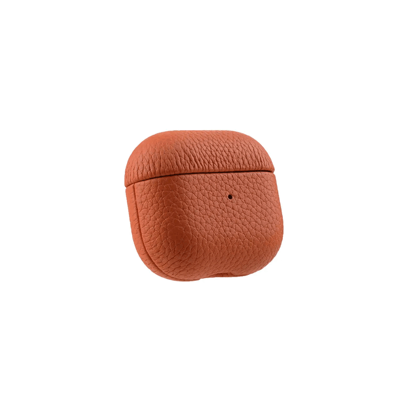 Melkco Premium Leather Case - Apple Airpod 3 / Orange Accessories > Mobiles & Tablets