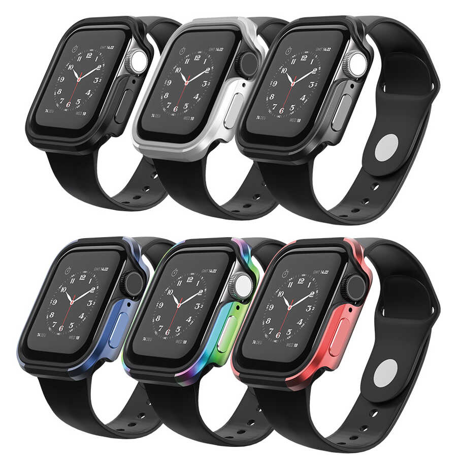 Wiwu Defense Armor Series Case For Apple Watch 44 - 45 Mm - Grey Accessories > Smart Watches