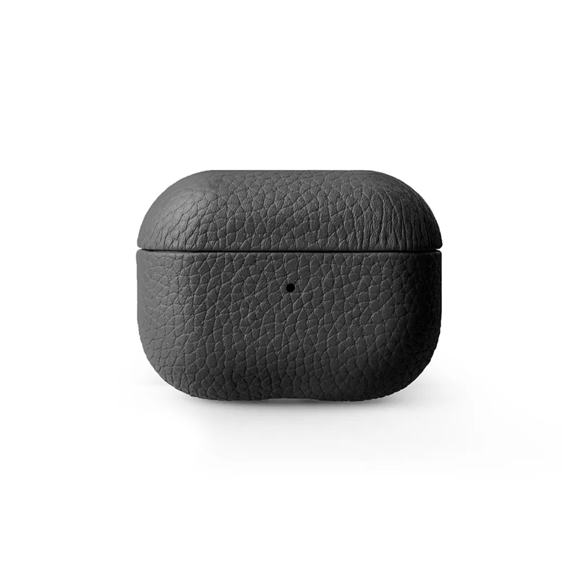 Melkco Premium Leather Case - Apple Airpods Pro / Black Accessories > Mobiles & Tablets