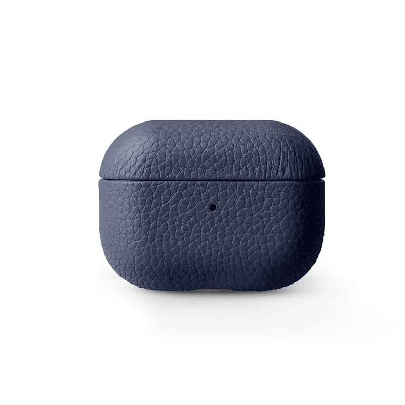 Melkco Premium Leather Case - Apple Airpods Pro / Dark Blue Accessories > Mobiles & Tablets