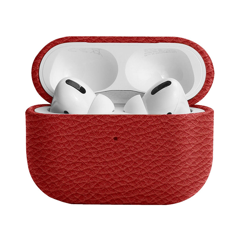 Melkco Premium Leather Case - Apple Airpod Pro 2 / Red Accessories > Mobiles & Tablets