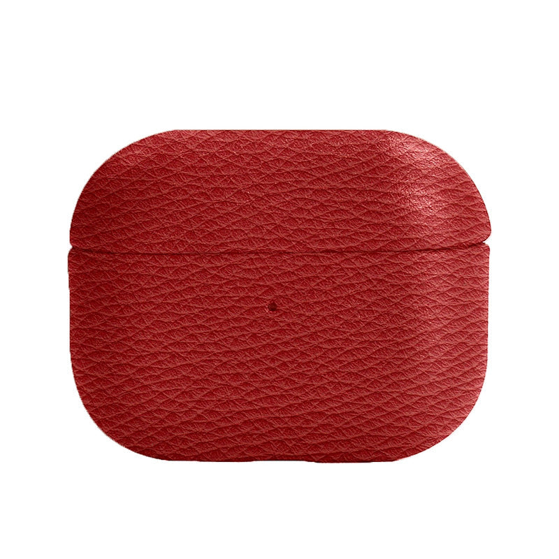 Melkco Premium Leather Case - Apple Airpod Pro 2 / Red Accessories > Mobiles & Tablets