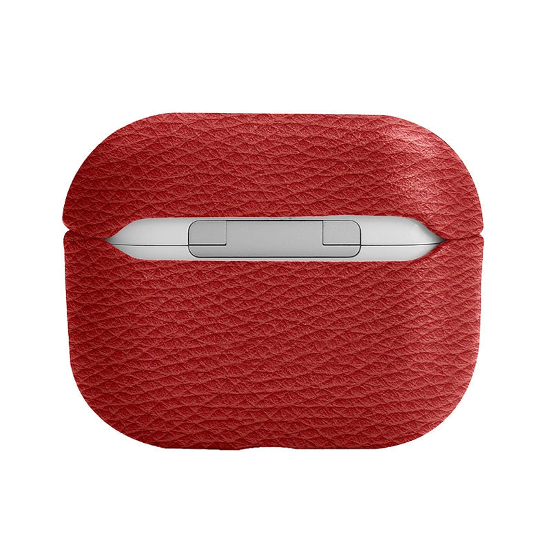 Melkco Premium Leather Case - Apple Airpod Pro 2 / Red Accessories > Mobiles & Tablets