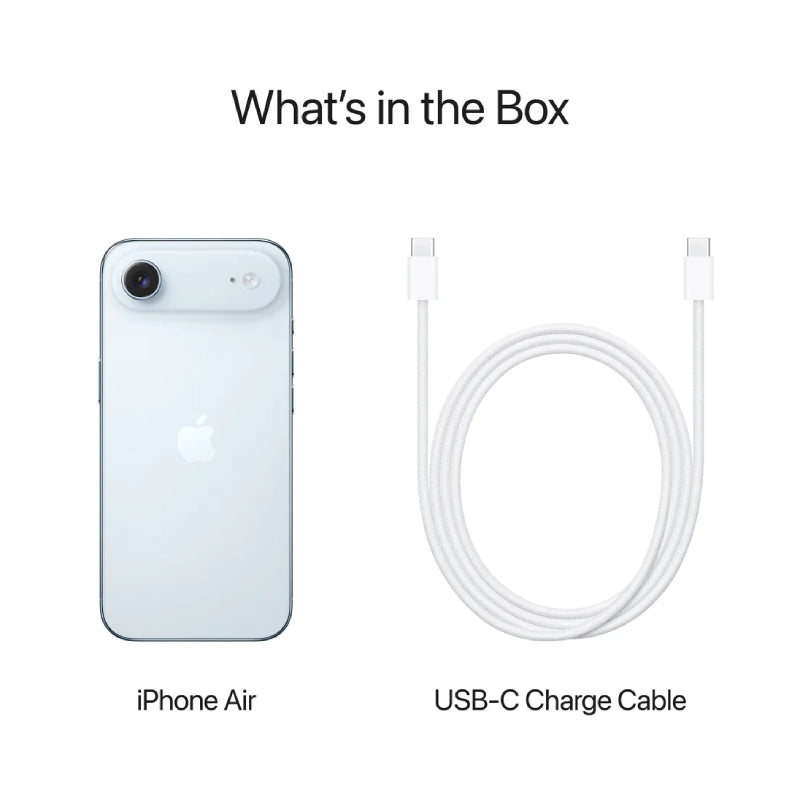 Pre-order Apple iPhone Air - 256GB / Sky Blue / 5G / 6.5’’ Mobiles & Tablets > Mobiles