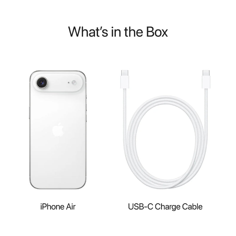 Pre-order Apple iPhone Air - 256GB / Cloud White / 5G / 6.5’’ Mobiles & Tablets > Mobiles