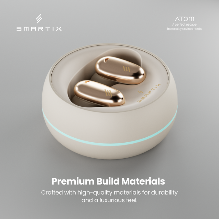 Smartix Premium Atom ANC Earbuds - Bluetooth  / 350mAh / Black