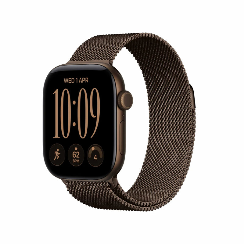 Apple Watch Series 12 - LTPO OLED / 64GB / 42mm / Bluetooth / Wi-Fi + Cellular / Dark Bronze Aluminum Case with Dark Bronze Milanese Loop